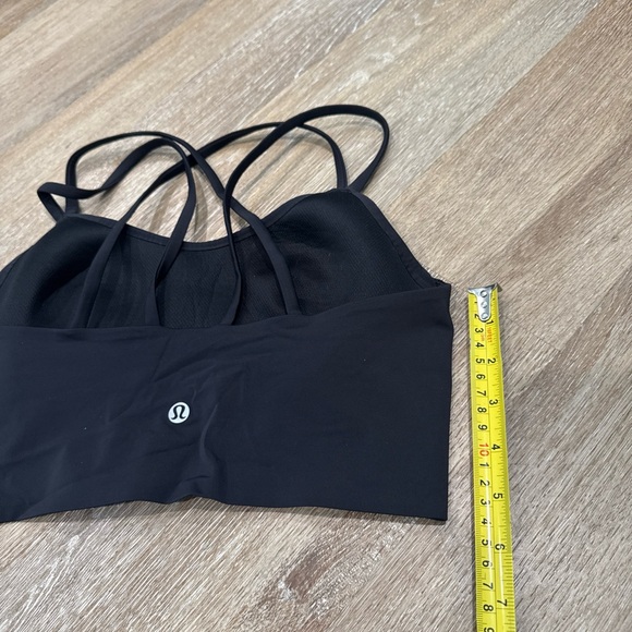 Lululemon Like A Cloud Longline Bra Black Size 2- B/C CUP Light Support - Picture 4 of 5